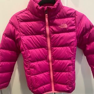 Like new girls kid north face  jacket.